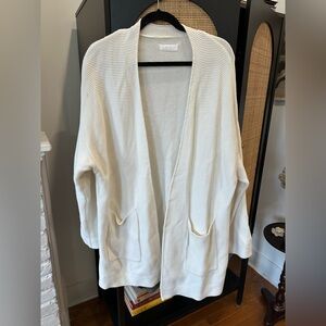 OAK + FORT Cream Cardigan Sweater Oversized Knit